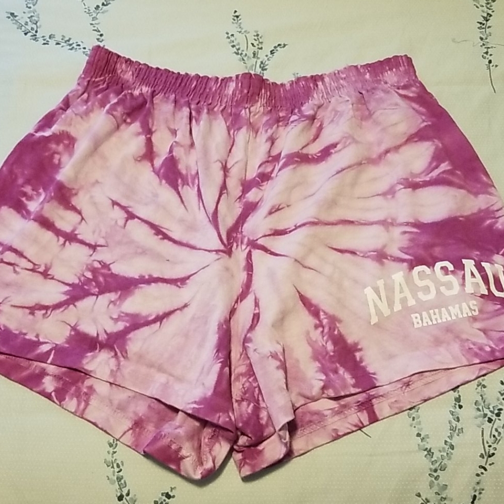 Soffe Purple Tie Dye Shorts